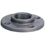 Anvil 8700164000, Malleable Iron Pipe Fitting, Floor Flange, 1-1/4" NPT Female, Black Finish [並行輸入品]