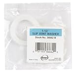 Danco 36662 Poly Slip Joint Washer (1 per Bag), White, 1-1/2" [並行輸入品]