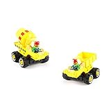 BrickLand Large Brick Building Set Tech Machine Set Cement Mixer Truck with 5 Unique Model Designs a