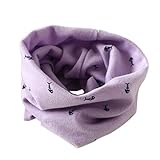 Tonsee 秋冬 キッズ ネックウォーマー 防寒 可愛い カーフ 赤ちゃん用 ファッションマフラー (パープル)