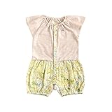 ナオミイトウ NAOMI ITO 女の子ショートオール アイボリー 70cm 79513