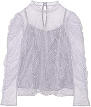 [スナイデル] ギャザースリーブレースブラウス SWFB211302 レディース