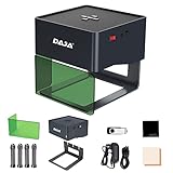DAJA DJ6プロフェッショナルレーザー彫刻機ともっと高い列ポータブルレーザー彫刻機キット、DIYはWin/移動システム/オフラインレーザー切断機(作業区70 * 70mm) レーザークラス2