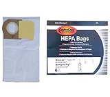 (1) - 6 (1 Pkg) Type W HEPA Allergy Bags fit Riccar Brillance BRLP BRLD BRLS Simplicity Synchrony SC