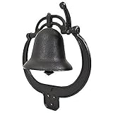 ファームBell Cast Iron Large School Dinner教会ベルアウトドア庭ガーデン新しい