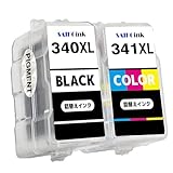 BC-340XL 顔料 ブラック BC-341XL 染料 カラー 2本セット Canon用 BC-340XLBK BC-341XLC 大容量 詰め替えタイプ キャノン インク BC-340 BC-341 対応機種 PIXUS TS5130 MG4230 MG4130 MG3630 MG3530 MG3230 MG3130 MG2130 MX523 MX513 互換インク