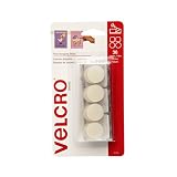 VELCRO Brand - Thin Hanging Strips: Adhesive that removes cleanly - 7/8" Coins / 1.25" Squares, 36 S