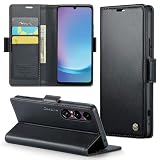 Xperia 1 VII ケース 手帳型 財布型 カードポケット付き Sony エクスペリア1vii / SO-51F 用 携帯カバー カード収納 Uovon スマホケース 高級レザー 耐衝撃 全面保護 スタンド機能 ストラップホール付き マグネット式 · ブラック