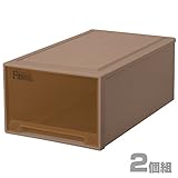 天馬(Tenma) フィッツケース ディープL ブラウン 【2個組】