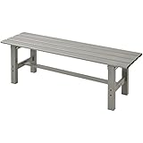 山善 ガーデンマスター アルミ縁台 幅120cm ABT-120(GY)