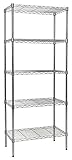 Apollo Hardware Chrome 5-Shelf Wire Shelving 14x24x60 (Chrome) [並行輸入品]