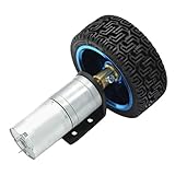 IPOTCH 電動モーター ホイール付き DC ギア ボックス リデューサー 車輪 12ボルト DCギヤモータ 高交換パーツ 多種類選ぶ - 1360RPM