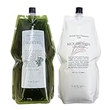 ルベル ナチュラルヘアソープ シーウィード シャンプー 1600ml + ライスプロテイン トリートメント 1600ml 詰め替え セット