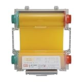 マックス ビーポップ 100タイプ インクリボンカセット 黄色 SL-R108RCキイロ