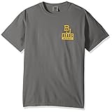 NCAAヴィンテージ野球フラグ快適カラー半袖Tシャツ L グレイ