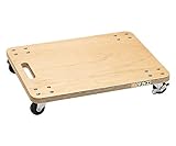 サカエ 台車 板台車 木目 500×400×H86mm YM-1N