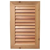 Ekena Millwork GVWVE12X1800SFUWR Unfinished, Functional, Smooth Western Red Cedar with Brick Mould F