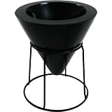 エフプランター 花器-コーン-ブラック