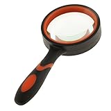 Kesoto 虫眼鏡　レンズガラス　ルーペ　快適　グリップ　便利　サイズ　宝石商　修理技術者　野外愛好家など用　全４サイズ - 50mm拡大鏡10倍