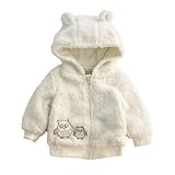 britter ベビーコート フード付き 18M 80 ジャンパー アウター フクロウ