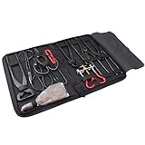 AGPtek? Bonsai Tool 14-Piece Carbon Steel Shear Set and Tool Kit [並行輸入品]