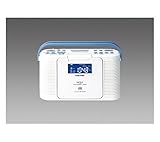 エスコ 防水ラジオ FM・AM・CD・CD-R/RE 240×150×72mm 78-0566-28/EA763BB-36