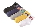 (リアルスタイル)Real Style ベビー 幼児用 キッズ 子供 靴下 ソックス 数字 運動 ジュニア 5足 セット キッズ クルー丈 カラフル 女の子 男の子
