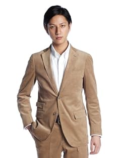 Green Label Relaxing Corduroy 2-button Jacket 3122-116-0195: Beige