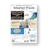 オリオンオリジナル紙 スターターパック (はがき) 画材用紙 見本帳 サンプル ハガキサイズ 148㎜×100㎜