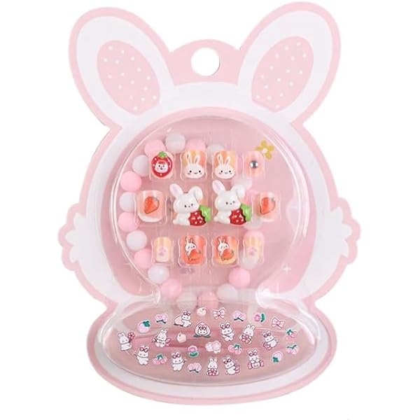 Amazon | Liberte555 ネイルチップ 子供 キッズ 子供用 地雷系 子供用