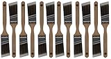 12 Pack 1 – 1 / 2 "角度サッシPro PerfectペイントブラシLot。Includes 12各1 – 1 / 2 "角度サッシブラシ。これらはPurdyブラシが最大の代替Huge