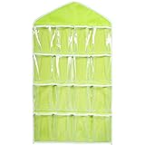 Hanyi 16ポケットクリアHangingバッグソックスブラ下着ラックハンガーストレージオーガナイザー 78x 42cm/30.7"x 16.54" HANYI-0842