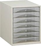 TRUSCO(トラスコ) レターケース A4型・浅型タイプ 7段 A4-S7P