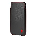 TORRO 携帯電話スリーブケース iPhone対応 - 6.9/6.7インチ 画面サイズ - 品質 本革 ポーチカバー スリムで軽量 (ブラック)