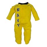 アメリカ海軍 米海軍迷彩服 赤ちゃん服 黄色 パジャマ US サイズ: 6-9 Months カラー: イエロー