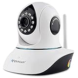 Vstarcam IPカメラ 100万画素 マイク内蔵・暗視撮影 動体検知 ペット 子供 見守り SDカード録画 C7838WIP