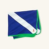 ポロラルフローレン リバーシブル ブランケット 青 81cm×71cm [並行輸入品]