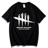 [animism] DBD プリントロゴ 半袖 tシャツ サバゲー ゆったり 綿 大きいサイズ 黒(XX-Large)