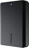 TOSHIBA Canvio Basics 4TB ポータブル外付けHDD - USB 3.0 PC ノートパソコン Windows Mac用 外付けハードドライブ - ブラックマット