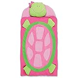 ステファンジョセフ 女の子用ピンクカメのふわふわお昼寝マット お寝んね 寝具 布団,フリースブランケット [並行輸入品]