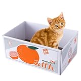 [ねこタウン] 爪とぎ にゃんボール ねこグッズ 猫 ねこベッド (みかん箱)