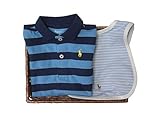 ラルフローレンの子供服　POLO　RALPHLAUREN　ベビー　出産お祝いセット（半袖）　男の子　７０ｃｍ　３ヶ月～６ヶ月用 [並行輸入品]