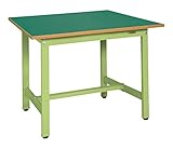 サカエ 作業台 軽量作業台KSタイプ グリーン色 900×600×H740mm KS-096F
