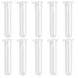 Flameer プラスチック製　研究室　目盛付　検査用　漏れ防止　遠心分離管　　シリンダー　キャップ付　10ml　10個