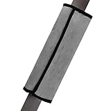 RISES シートベルトクッション 取付簡単 お子様も快適 車載ネックピロー (グレー)