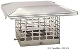 The Forever Cap CCSS1717 17 x 17-Inch Stainless Steel Single Flue Chimney Cap [並行輸入品]