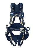 DBI/Sala Exofit Nex 1113369 Tower Climbing Arc Flash Harness, PVC Coated Alum Dorsal/Front/Side D-Ri