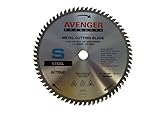 Avenger AV-72568 Steel Cutting Saw Blade, 7-1/4-inch by 68 tooth, 5/8-inch arbor with diamond KO, C-
