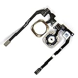 Touch ID Sensor Home Button Key Flex Cable Ribbon Assembly For Apple iPhone 5S (Gold) [並行輸入品]