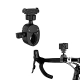 JJC 自転車・バイク用 ハンドルホルダー DJI Osmo Action 5 Pro 4 3 Osmo 360 に対応 カメラホルダー マウント 360°回転 ハンドルクランプ マグネット クイックリリース バイクマウント カメラクランプ アクションカメラ アクセサリー